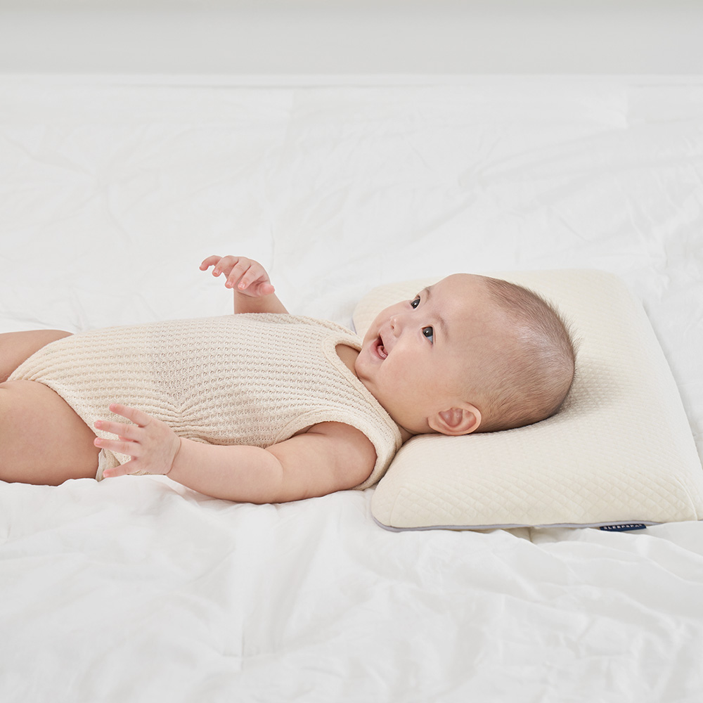 베이비클라우드 넓고 편안한 아기 라텍스 베개