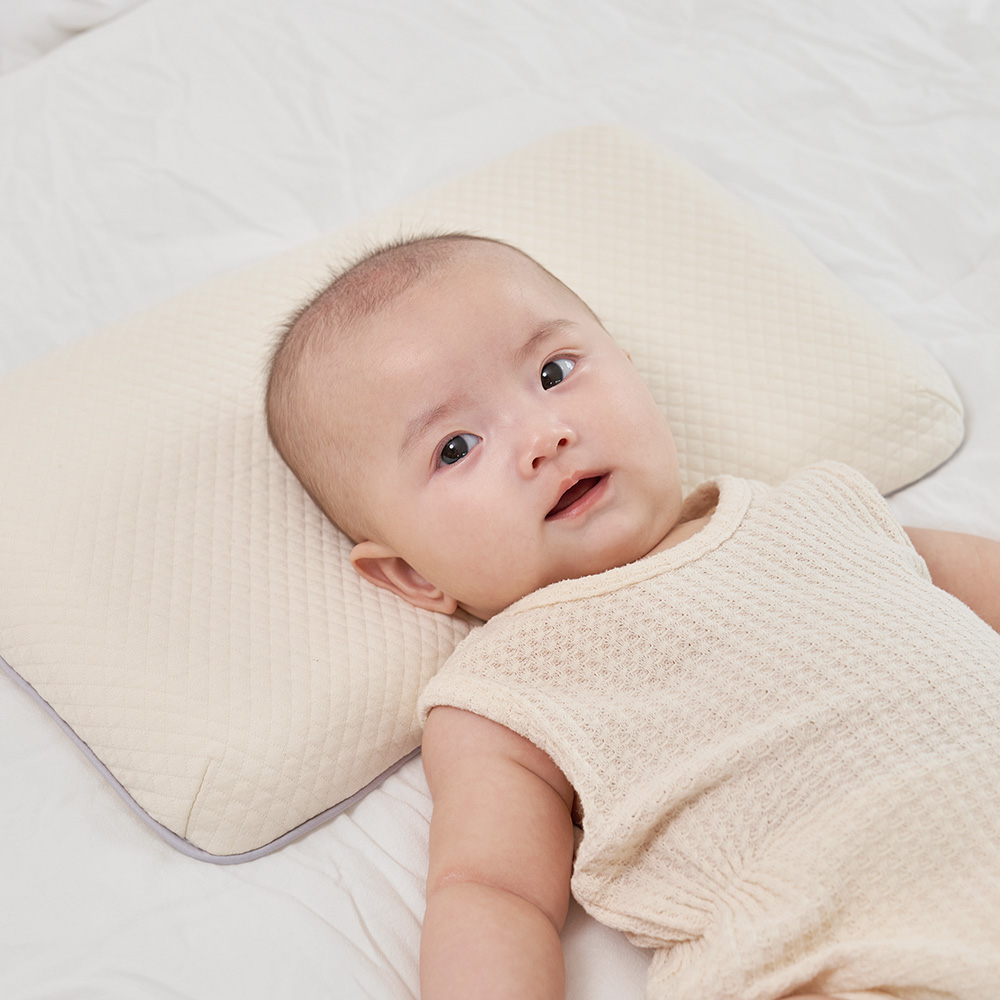 베이비클라우드 넓고 편안한 아기 라텍스 베개