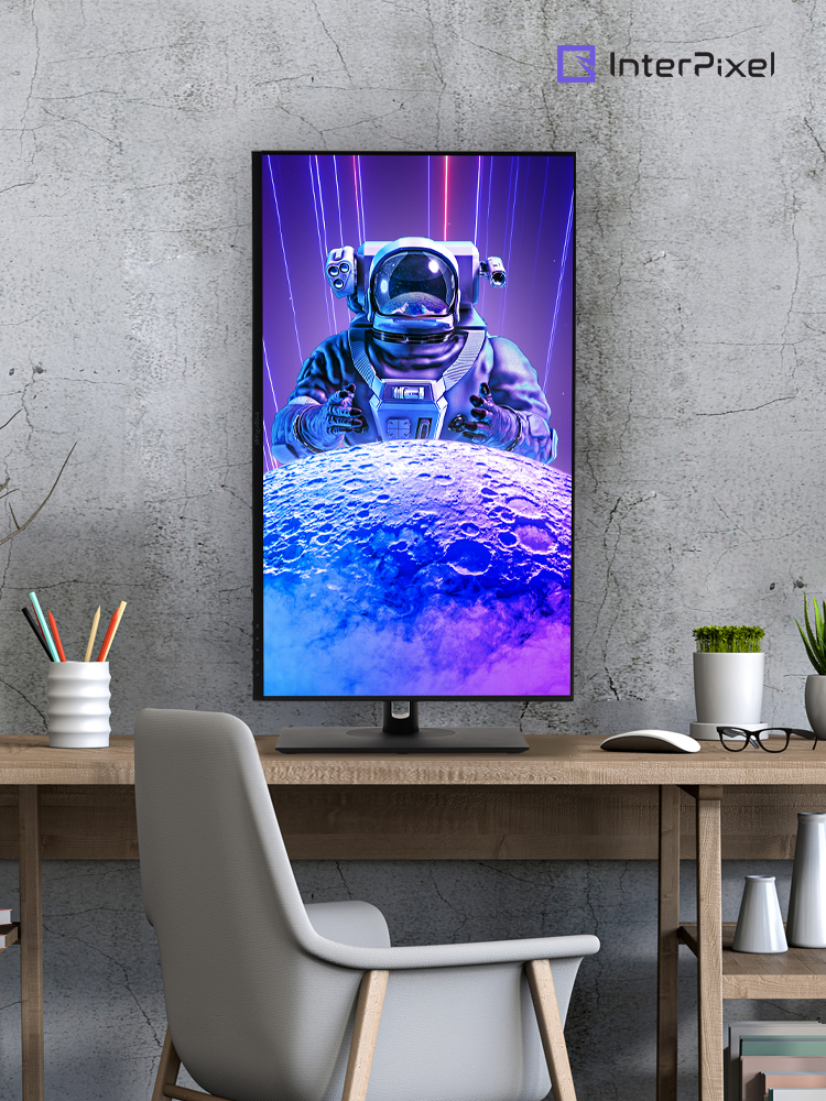 인터픽셀 IP2742 FHD IPS 165Hz 피벗 세로 게이밍 모니터 68~69cm(27인치), 무결점 - 메인 이미지