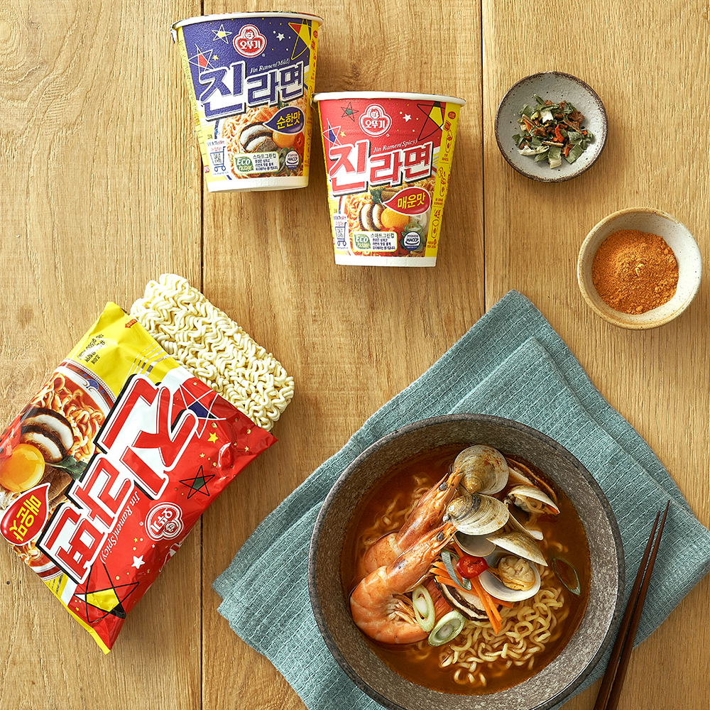 오뚜기 진라면 매운맛 컵라면 소컵 65g, 6개 이미지 3