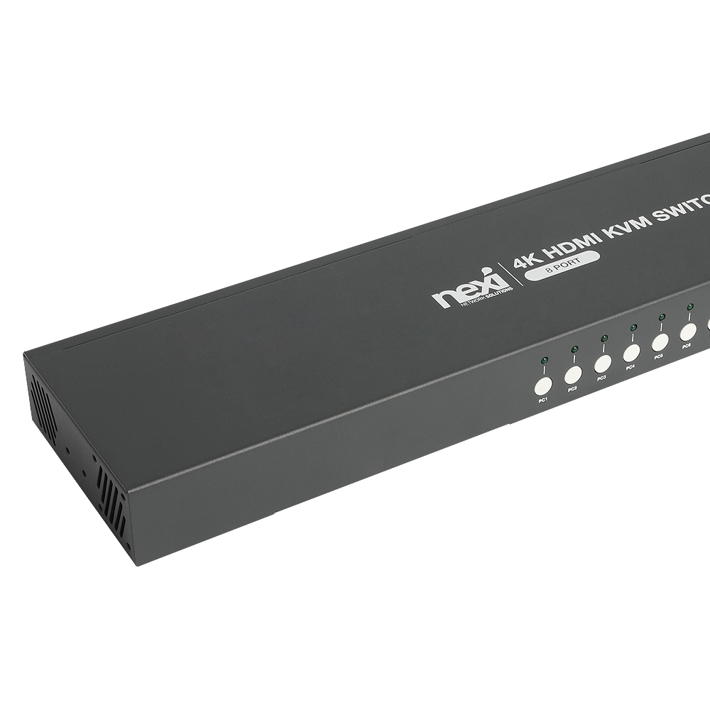 NX-7308KVM-4K 4K 8포트 HDMI KVM스위치 랙 마운트 - 상세 이미지 3