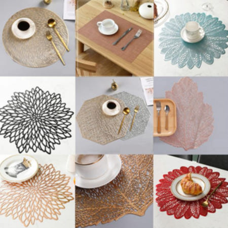 (택배비 무료) 호텔 플레이팅 식탁매트 방수 북유럽 테이블매트 6종/구름