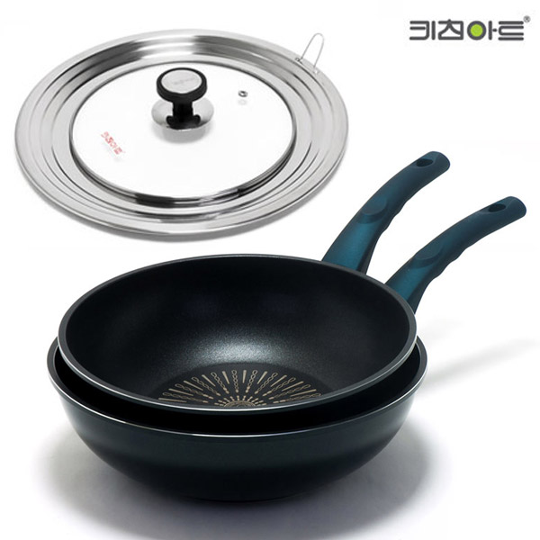 키친아트 티타늄 인덕션 후라이팬 24cm (멀티커버 뚜껑포함) - 상세 이미지 4