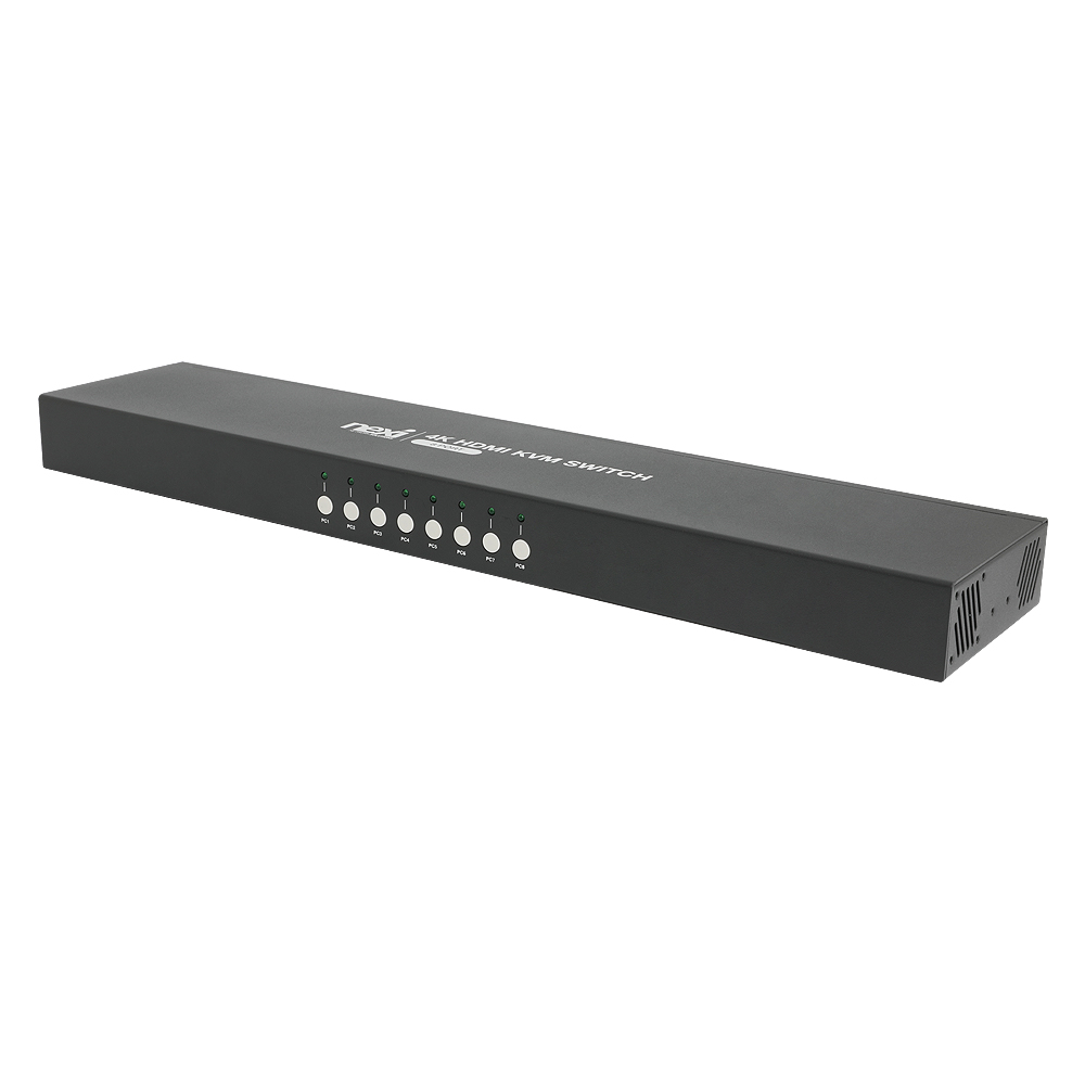 NX-7308KVM-4K 4K 8포트 HDMI KVM스위치 랙 마운트 - 상품 이미지