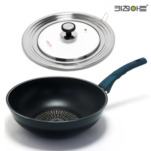 키친아트 티타늄 인덕션 후라이팬 24cm (멀티커버 뚜껑포함) - 상세 이미지 2