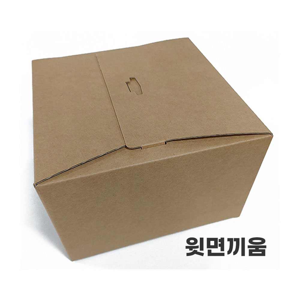 날개박스 친환경 테이프없는 원터치 택배박스 FSC 200X150X100 윗면끼움 50매 - 상세 이미지 4
