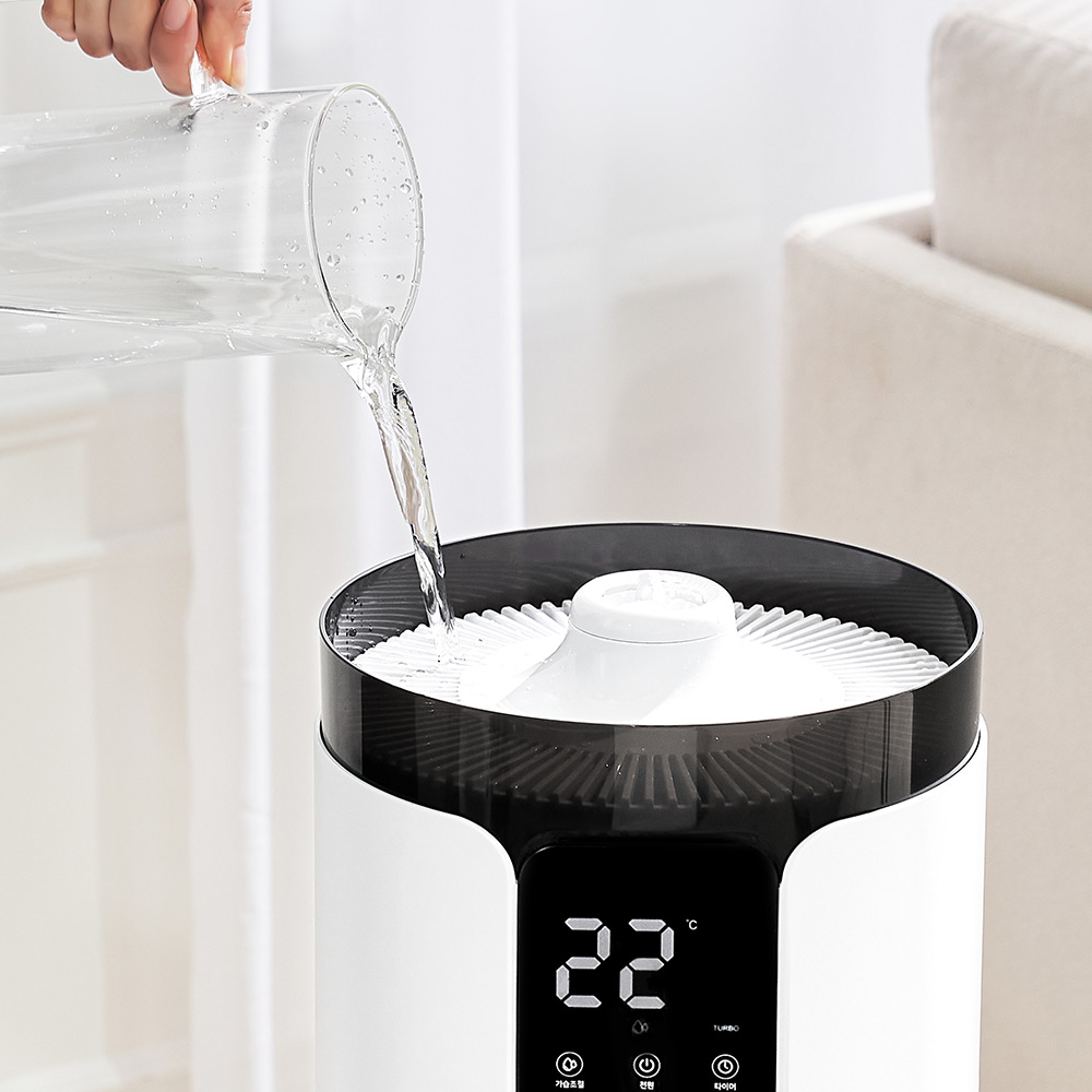 오아 타워 대용량 가습기 초음파 16L UV살균 자동습도조절 굴뚝 비염 거실 사무실 대형