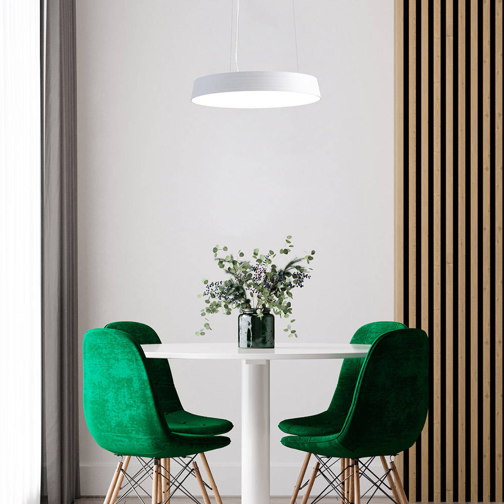 LED 에스파 원형 펜던트 조명 25W 카페조명 매장인테리어 - 상세 이미지 5