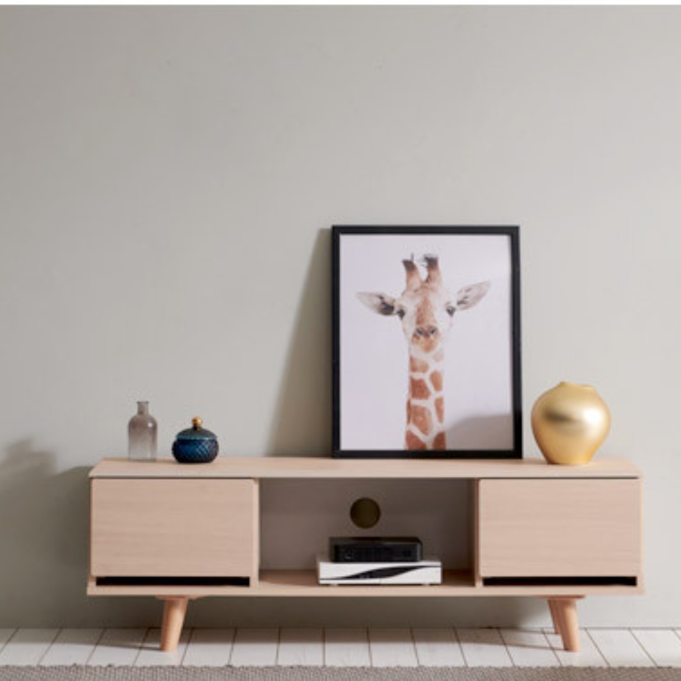 1200 낮은 거실장 원룸 티비 다이 미니 TV 받침대 장식장 원목 작은 티비장 선반