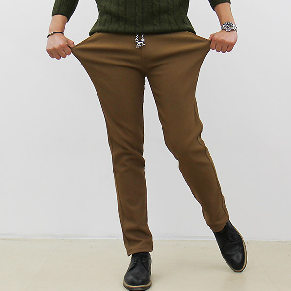 남자 기모면바지 겨울팬츠 밴딩 빅사이즈