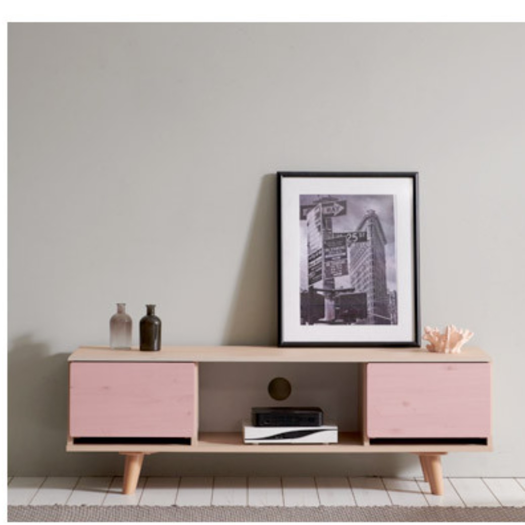 1200 낮은 거실장 원룸 티비 다이 미니 TV 받침대 장식장 원목 작은 티비장 선반