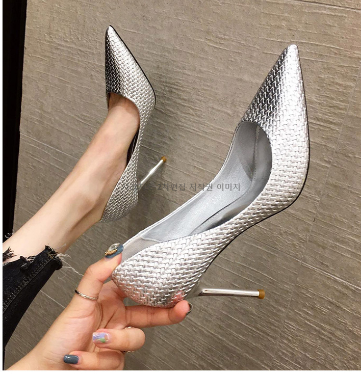 페이제 8cm 스틸레토 여성 정장 하이힐 구두 2color 상세 이미지 13