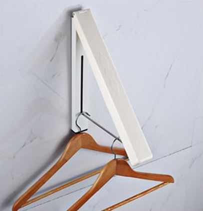 월리브 미니 행거 옷걸이 고정식 벽 틈새 코너 접이식