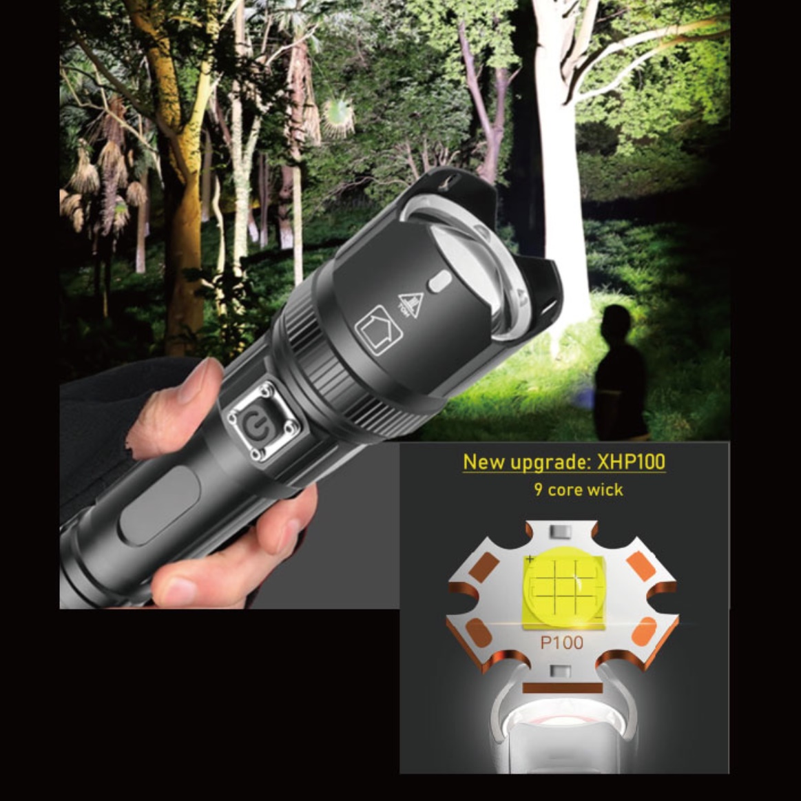 소형 랜턴 고성능 후레쉬 밝은 손전등 초강력 후레쉬 강력 후레쉬