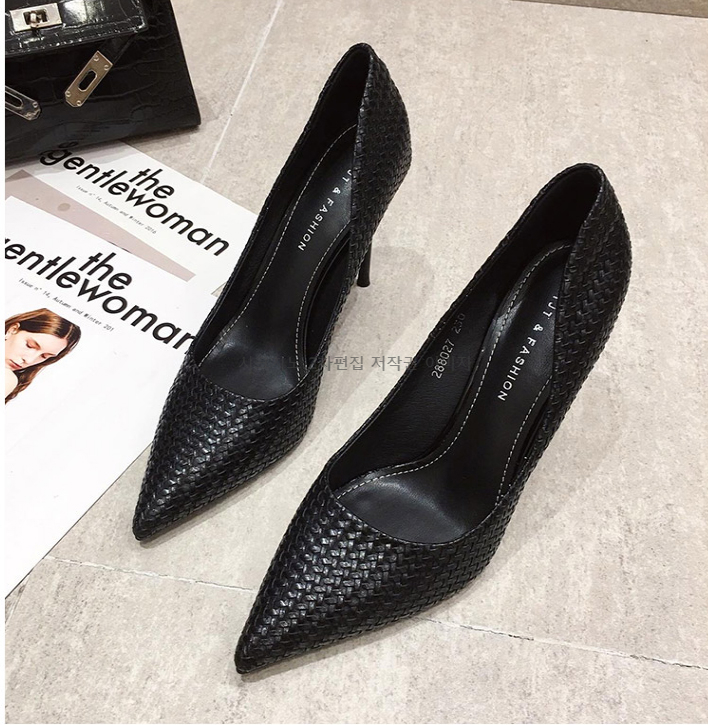 페이제 8cm 스틸레토 여성 정장 하이힐 구두 2color 상세 이미지 8