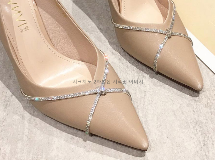 스테리 7,9cm 큐빅 스틸레토 여성 펌프스 하이힐 3color 상세 이미지 24