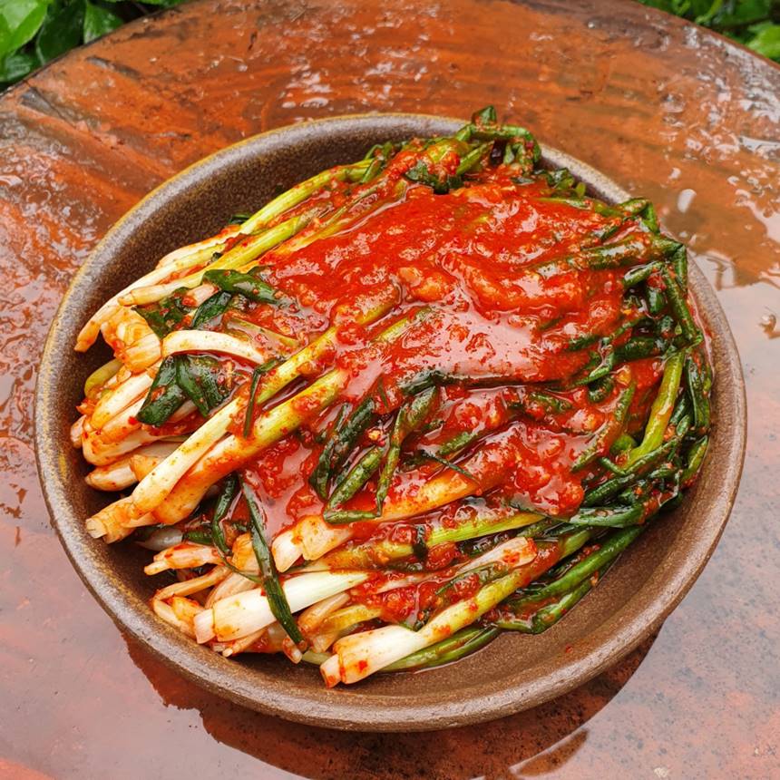 호랑이김치 전라도 파김치 쪽파 실파 1kg (당일생산) - 메인 이미지