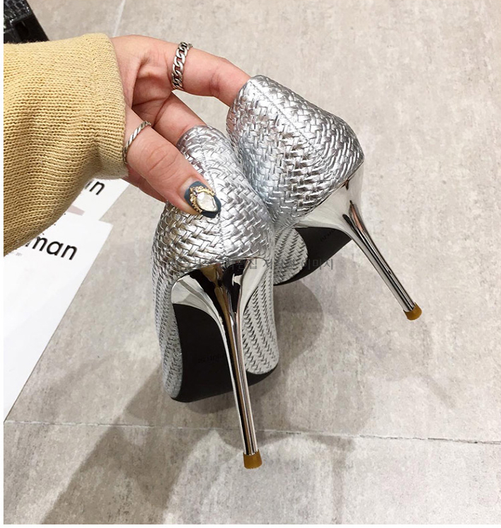 페이제 8cm 스틸레토 여성 정장 하이힐 구두 2color 상세 이미지 14