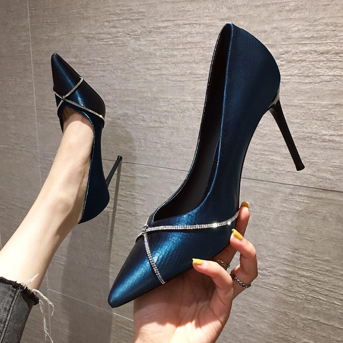 스테리 7,9cm 큐빅 스틸레토 여성 펌프스 하이힐 3color 상세 이미지 10