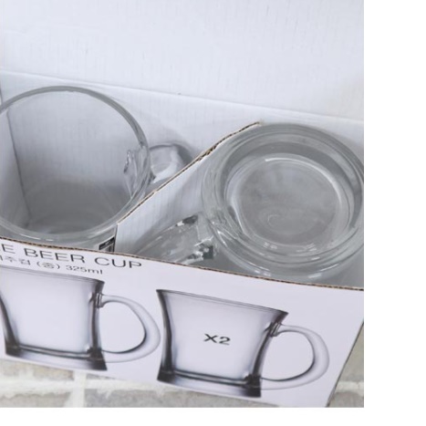 생맥주잔 하이볼잔 고급 원샷잔 쏘맥잔 유리컵 글라스 2P