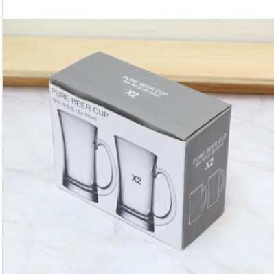 생맥주잔 하이볼잔 고급 원샷잔 쏘맥잔 유리컵 글라스 2P