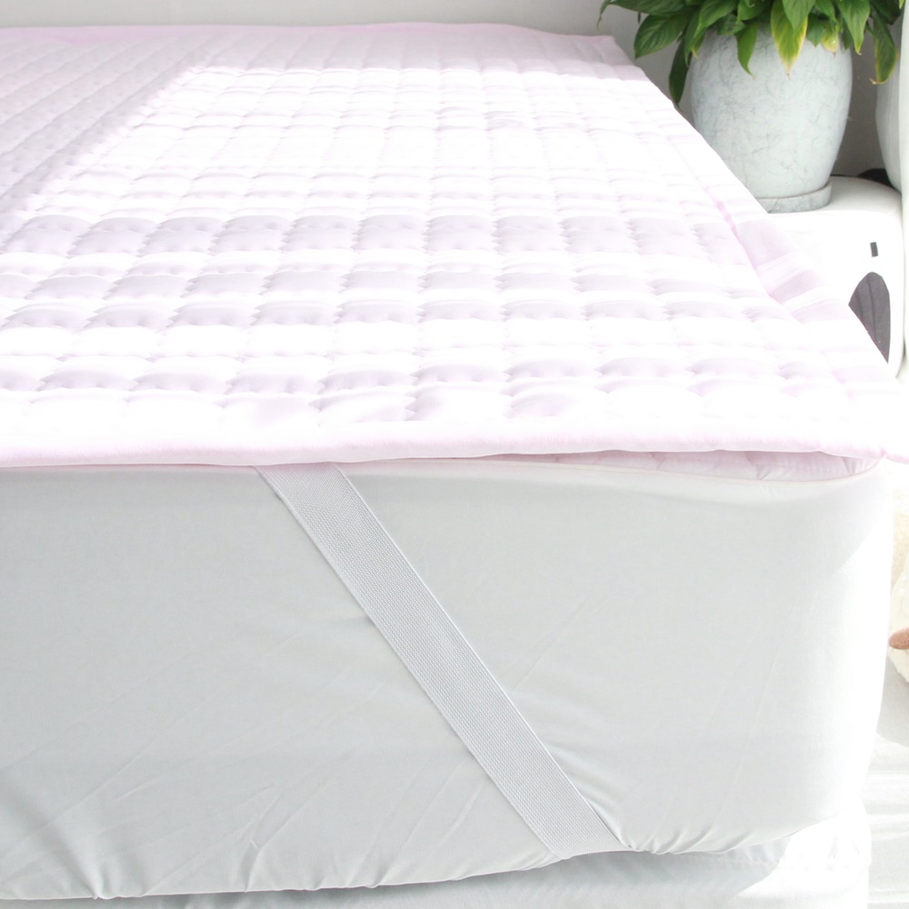 포송한 먼지없는 고정밴드 밴딩 침대패드 SS