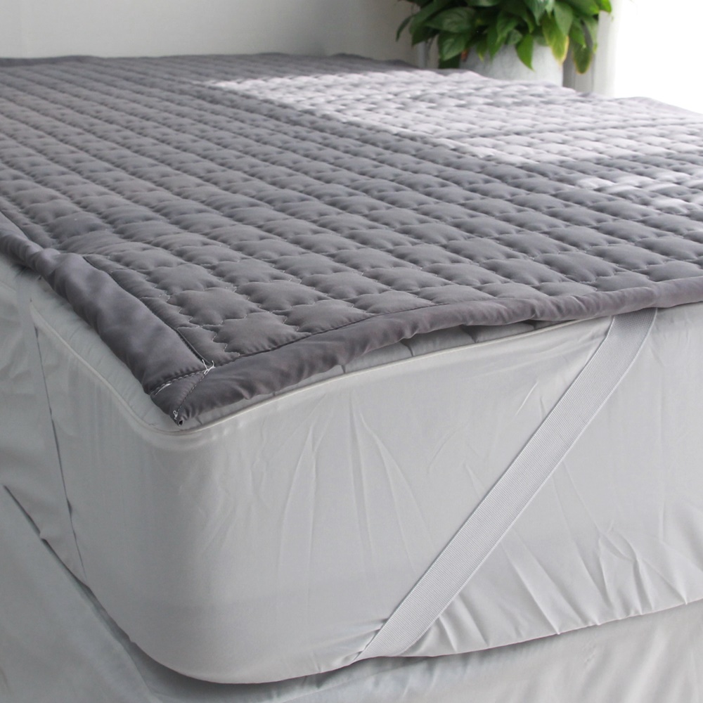 포송한 먼지없는 고정밴드 밴딩 침대패드 SS