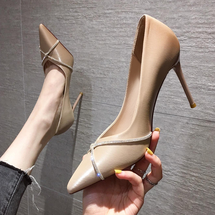 스테리 7,9cm 큐빅 스틸레토 여성 펌프스 하이힐 3color 상세 이미지 17