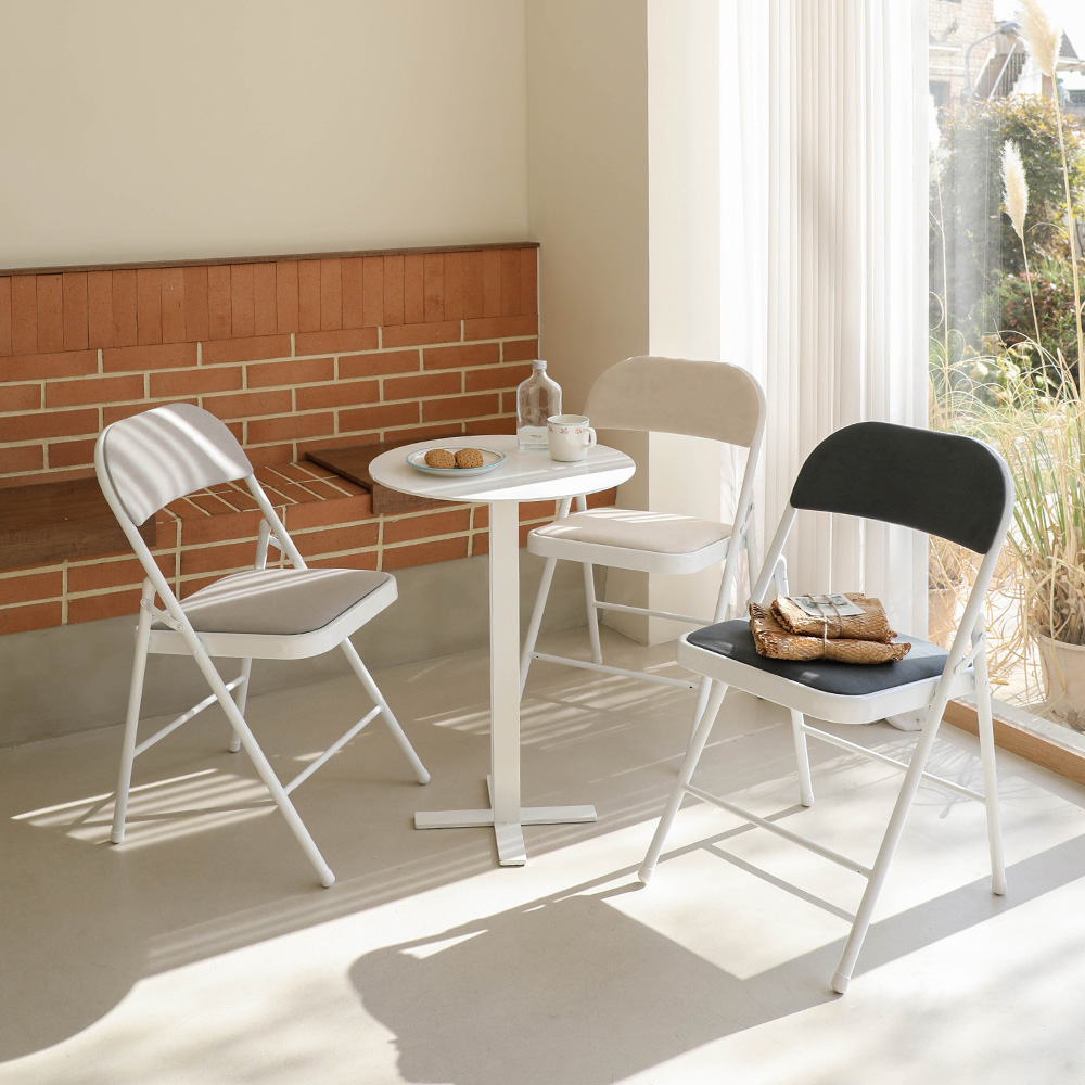 얼라이브즈 아쿠아 패브릭 접이식의자 (3컬러)