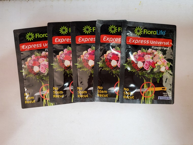 5ml 1개입 꽃 절화 생화 수명 연장제 화훼기능사 플라워푸드 보존 영양제 꽃보존제