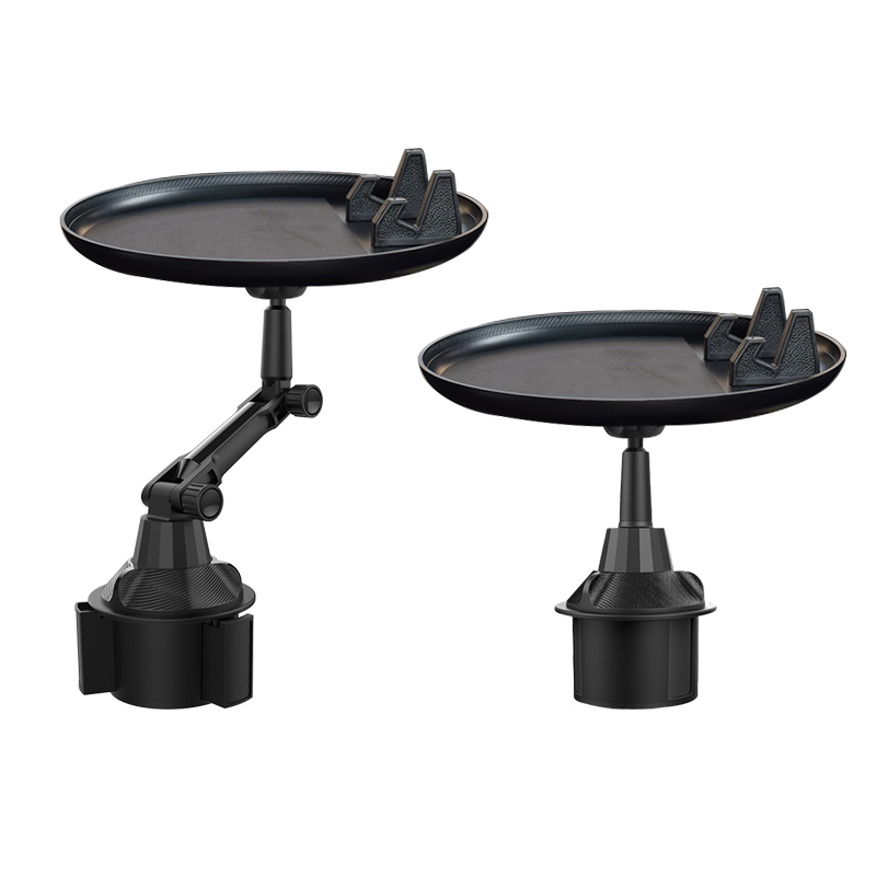 더존 차량용 테이블 선반 트레이 컵홀더설치형