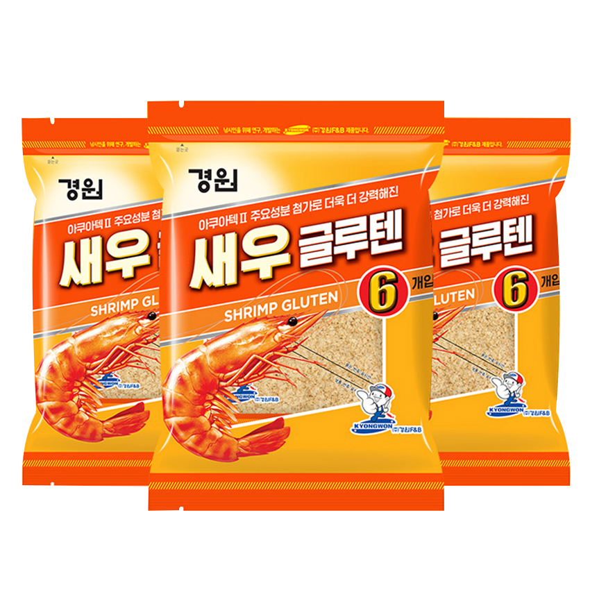 경원 새우 글루텐 6 낱개포장 민물 떡밥 붕어 잉어 - 상세 이미지 2