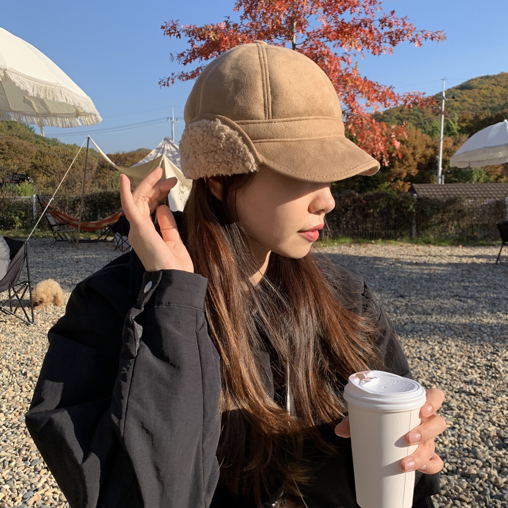 스웨이드 양털 겨울모자 방한 이어머프 캡 귀도리햇 방한모 군밤모자 장수 귀마개 트루퍼햇