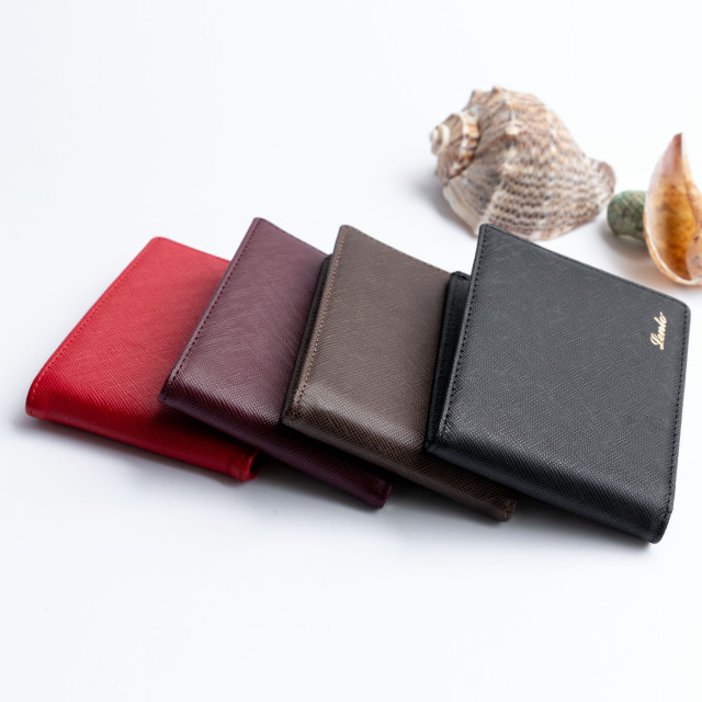 수제 소가죽 머니클립 지갑 이니셜각인 골프 라운딩 현금지갑 선물 - 상품 이미지