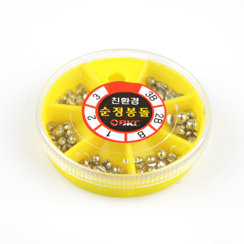 백경 국산 코팅 순정 봉돌 세트 BK-1305-A - 상품 이미지