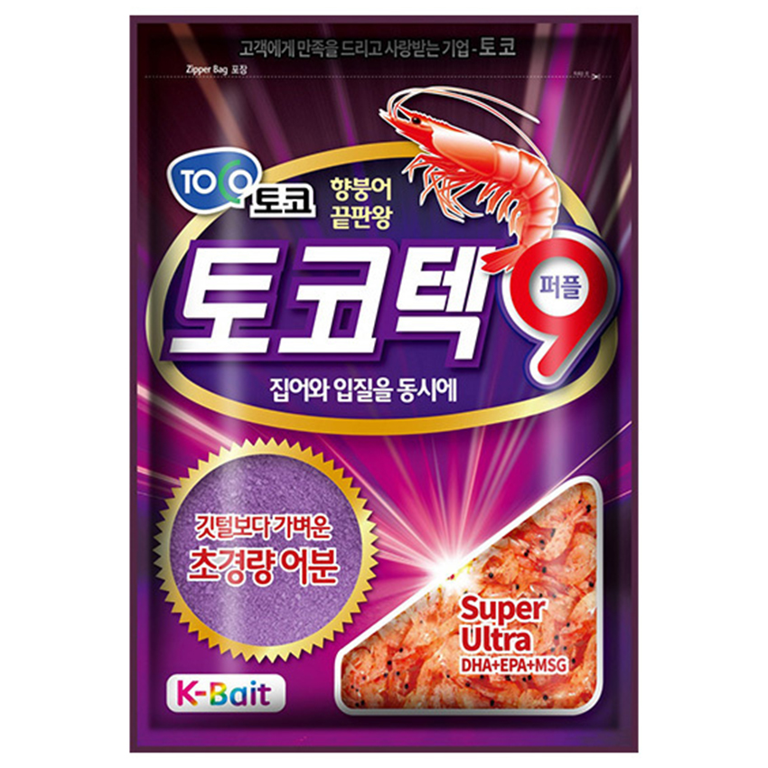 토코 토코텍 9 퍼플 어분 민물 떡밥 향붕어 끝판왕 - 상품 이미지