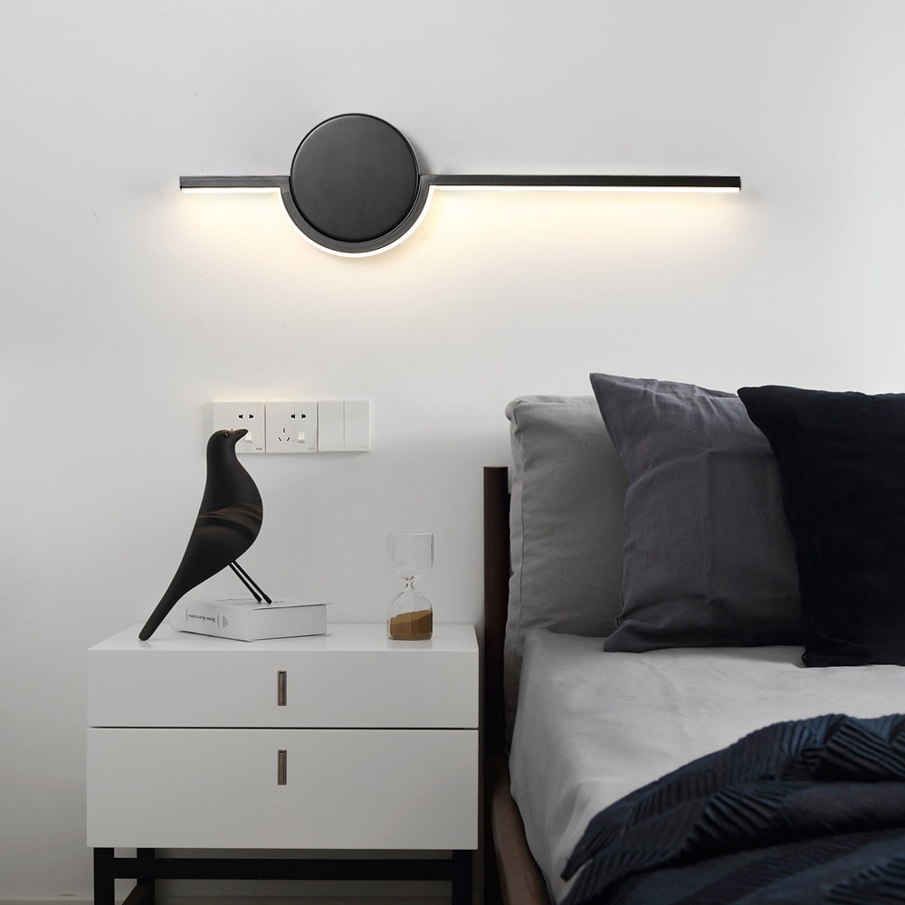 LED 힐링스 벽등 10W A타입 블랙 - 상세 이미지 3