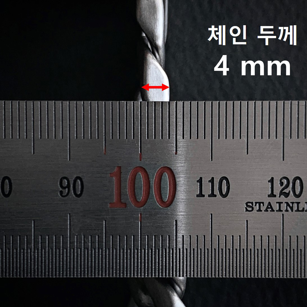 남자팔찌 무광 티타늄 체인 팔찌 볼드 버클 팔찌 추천
