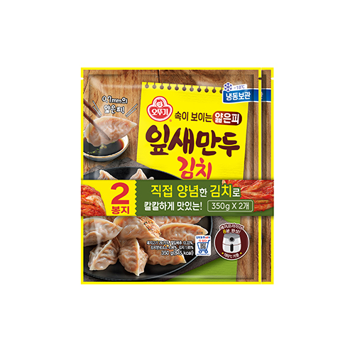 오뚜기 얇은피 잎새만두 고기 350g 2개+김치 350g 2개 - 상세 이미지 2