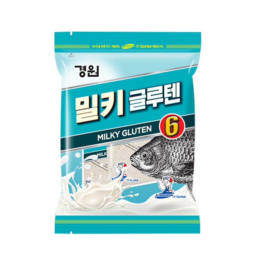 경원 밀키 글루텐 6 낱개포장 민물 떡밥 붕어 잉어 - 상세 이미지 3