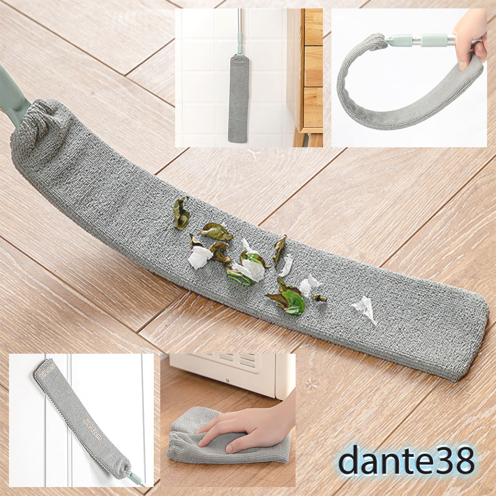 빈틈걸레 만능 먼지제거기 극세사 패드 1+1 틈새 먼지게거 청소막대 간편보관 - 메인 이미지