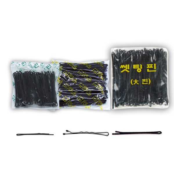 헤어 실핀 중핀 대핀 미용실핀 머리핀 - 상품 이미지