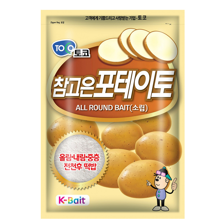 토코 참고은 포테이토 소립 민물 중층 내림 떡밥 집어제 - 상품 이미지
