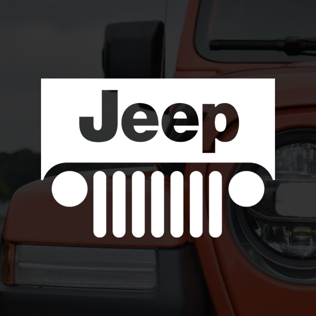 JEEP 지프 스티커 데칼 100x70mm - 상품 이미지