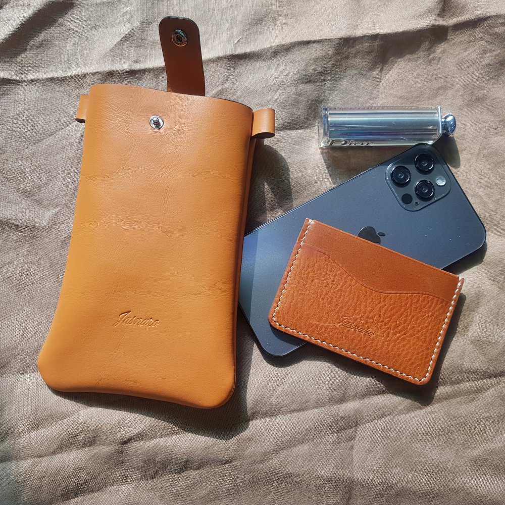 가죽공방 데일리 명품 소가죽 핸드폰가방 크로스백 미니백