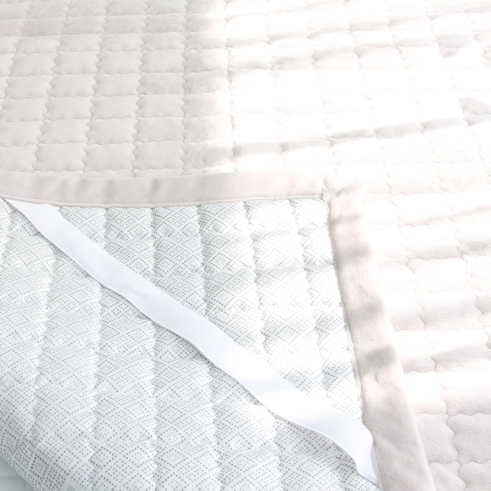 보슬보슬 고정밴드 밍크 극세사 알러지케어 침대패드 SS