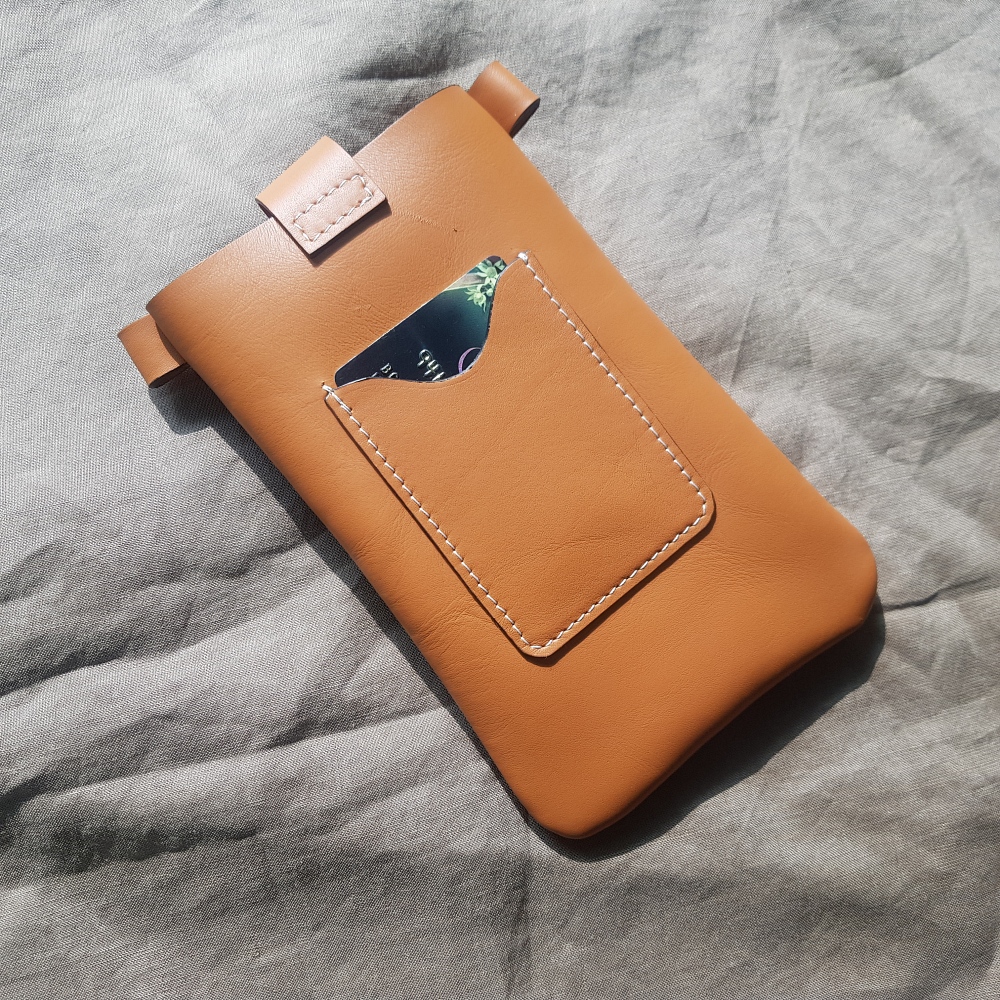 가죽공방 데일리 명품 소가죽 핸드폰가방 크로스백 미니백