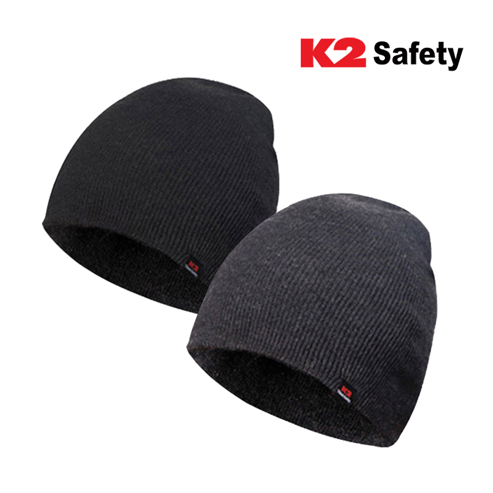 K2 Safety 겨울 비니 모자 남자 여성 니트 방한 챙없는모자 가을 봄
