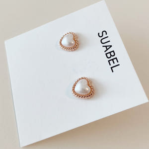 14K 골드필드침 줄리아 미니 진주 하트 무알러지 금침귀걸이 솔직 후기 | 실사용자 리뷰 분석 - 상품 이미지 4