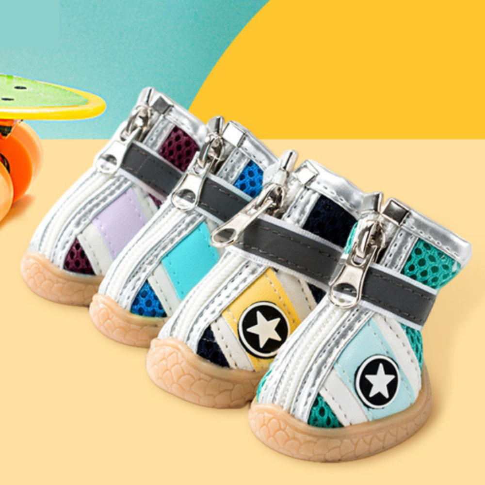 퍼플펫 강아지 신발 부츠 장화 레인부츠 애견 별슈즈